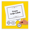 Removable Multi-Use Labels, Inkjet/Laser Printers, 8.5 X 11, White, 25/Pack