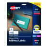 Glossy White Easy Peel Mailing Labels W/ Sure Feed Technology, Laser Printers, 1 X 2.63, White, 30/Sheet, 25 Sheets/Pack