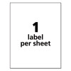 Durable Permanent Id Labels With Trueblock Technology, Laser Printers, 8.5 X 11, White, 50/Pack