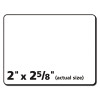 Durable Permanent Id Labels With Trueblock Technology, Laser Printers, 2 X 2.63, White, 15/Sheet, 50 Sheets/Pack
