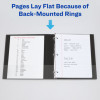 Framed View Heavy-Duty Binders, 3 Rings, 1" Capacity, 11 x 8.5, Black, 12/Carton
