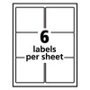 Vibrant Laser Color-Print Labels w/ Sure Feed, 3 x 3.75, White, 150/Pk