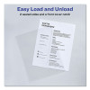 Clear Plastic Sleeves, Letter Size, Clear, 12/Pack