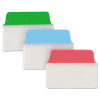 Ultra Tabs Repositionable Tabs, Standard: 2" x 1.5", 1/5-Cut, Assorted Colors (Blue, Green And Red), 24/Pack