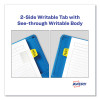 Ultra Tabs Repositionable Tabs, Mini Tabs: 1" x 1.5", 1/5-Cut, Assorted Neon Colors, 80/Pack