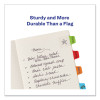 Ultra Tabs Repositionable Tabs, Mini Tabs: 1" x 1.5", 1/5-Cut, Assorted Colors, 80/Pack