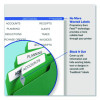 Permanent Trueblock File Folder Labels With Sure Feed Technology, 0.66 X 3.44, White, 30/Sheet, 60 Sheets/Box