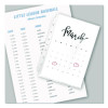 Mini Size Heavyweight Diamond Clear Sheet Protector, Side: 7-Hole Punched, Top Load 8.5 x 5.5 Insert, Clear Front, 25/Pack