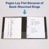 Heavy-Duty View Binder With Durahinge And Locking One Touch Ezd Rings, 3 Rings, 4" Capacity, 11 X 8.5, White