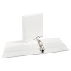 Heavy-Duty View Binder With Durahinge And One Touch Ezd Rings, 3 Rings, 1.5" Capacity, 11 X 8.5, White