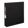 Heavy-Duty Non-View Binder With Durahinge And One Touch Ezd Rings, 3 Rings, 1.5" Capacity, 11 X 8.5, Black
