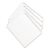 Preprinted Legal Exhibit Side Tab Index Dividers, Allstate Style, 26-Tab, V, 11 X 8.5, White, 25/Pack