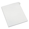 Preprinted Legal Exhibit Side Tab Index Dividers, Allstate Style, 10-Tab, 2, 11 X 8.5, White, 25/Pack