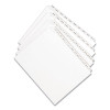 Preprinted Legal Exhibit Side Tab Index Dividers, Allstate Style, 10-Tab, 2, 11 X 8.5, White, 25/Pack