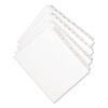 Preprinted Legal Exhibit Side Tab Index Dividers, Allstate Style, 10-Tab, 4, 11 X 8.5, White, 25/Pack