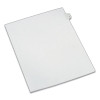Preprinted Legal Exhibit Side Tab Index Dividers, Allstate Style, 10-Tab, 4, 11 X 8.5, White, 25/Pack