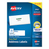 Easy Peel White Address Labels W/ Sure Feed Technology, Inkjet Printers, 1.33 X 4, White, 14/Sheet, 100 Sheets/Box
