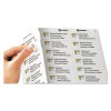 Matte Clear Easy Peel Mailing Labels W/ Sure Feed Technology, Inkjet Printers, 1 X 2.63, Clear, 30/Sheet, 25 Sheets/Pack