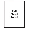 Matte Clear Shipping Labels, Inkjet Printers, 8.5 X 11, Clear, 25/Pack