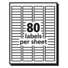 Matte Clear Shipping Labels, Inkjet Printers, 8.5 X 11, Clear, 25/Pack