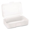 Clear Pencil Box, 8.5" x 5.25" x 2.5", Clear
