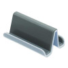 Fusion Double-Sided Business Card Holder, Holds 2.25 X 4 Cards, Polypropylene, Gray/White