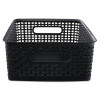 Weave Bins, 14.25 X 10.25 X 4.75, Black, 2/Pack