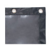 Binder Pencil Pouch, 3-Hole Punched, 10" x 7.38", Black/Clear, 3/Pack