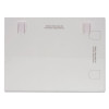 Panel Wall Acrylic Frame, 11 x 8.5, Fabric Panel Mount, Clear