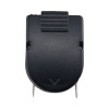 Wall Clips For Fabric Panels, 40 Sheet Capacity, Black, 50/Box