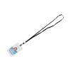 Deluxe Safety Lanyards, Metal Clip Fastener, 36" Long, Black, 24/Box