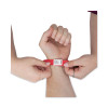 Crowd Management Wristbands, Sequentially Numbered, 10" x 0.75", Red, 100/Pack