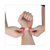 Crowd Management Wristbands, Sequentially Numbered, 9.75" x 0.75", Red, 500/Pack