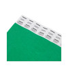 Crowd Management Wristbands, Sequentially Numbered, 9.75" x 0.75", Green, 500/Pack
