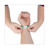 Crowd Management Wristbands, Sequentially Numbered, 9.75" x 0.75", Green, 500/Pack