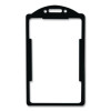 Id Card Holders, Vertical, Black 2.38" x 3.68" Holder, 2.13" x 3.38" Insert, 25/Pack
