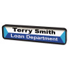 Diy Sign, Plastic, 9.38 x 2, Black