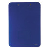 Unbreakable Recycled Clipboard, 0.25" Clip Capacity, Holds 8.5 x 11 Sheets, Blue