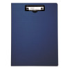 Portfolio Clipboard With Low-Profile Clip, Portrait Orientation, 0.5" Clip Capacity, Holds 8.5 x 11 Sheets, Blue