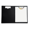 Portfolio Clipboard With Low-Profile Clip, Portrait Orientation, 0.5" Clip Capacity, Holds 8.5 x 11 Sheets, Blue