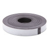 Adhesive-Backed Magnetic Tape, 0.5" x 10 Ft, Black