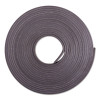 Adhesive-Backed Magnetic Tape, 0.5" x 10 Ft, Black