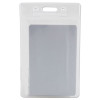 Sicurix Badge Holder, Vertical, 2.75 X 4.13, Clear, 12/Pack
