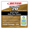 Green Earth Daily Fastdraw Floor Cleaner, Unscented, 2 L Bottle, Unscented, 4/Carton