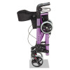 Gateway Aluminum Rollator, Adjusts 31" To 36", 300 Lbs Capacity, Purple