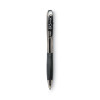 Bu3 Ballpoint Pen, Retractable, Bold 1 Mm, Black Ink, Smoke/Black Barrel, Dozen