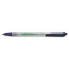 Ecolutions Clic Stic Ballpoint Pen, Retractable, Medium 1 Mm, Blue Ink, Translucent Frost/Blue Barrel, Dozen