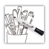 Intensity Low Odor Chisel-Tip Dry Erase Marker, Chisel Tip, Assorted Colors, 4/Set