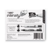 Intensity Low Odor Chisel-Tip Dry Erase Marker, Chisel Tip, Assorted Colors, 4/Set