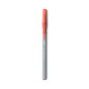 Round Stic Grip Xtra Comfort Ballpoint Pen, Easy-Glide System, Stick, Medium 1.2 Mm, Red Ink, Gray/Red Barrel, Dozen